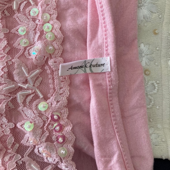 Woman Camisole Sweater lace Top - Picture 5 of 5